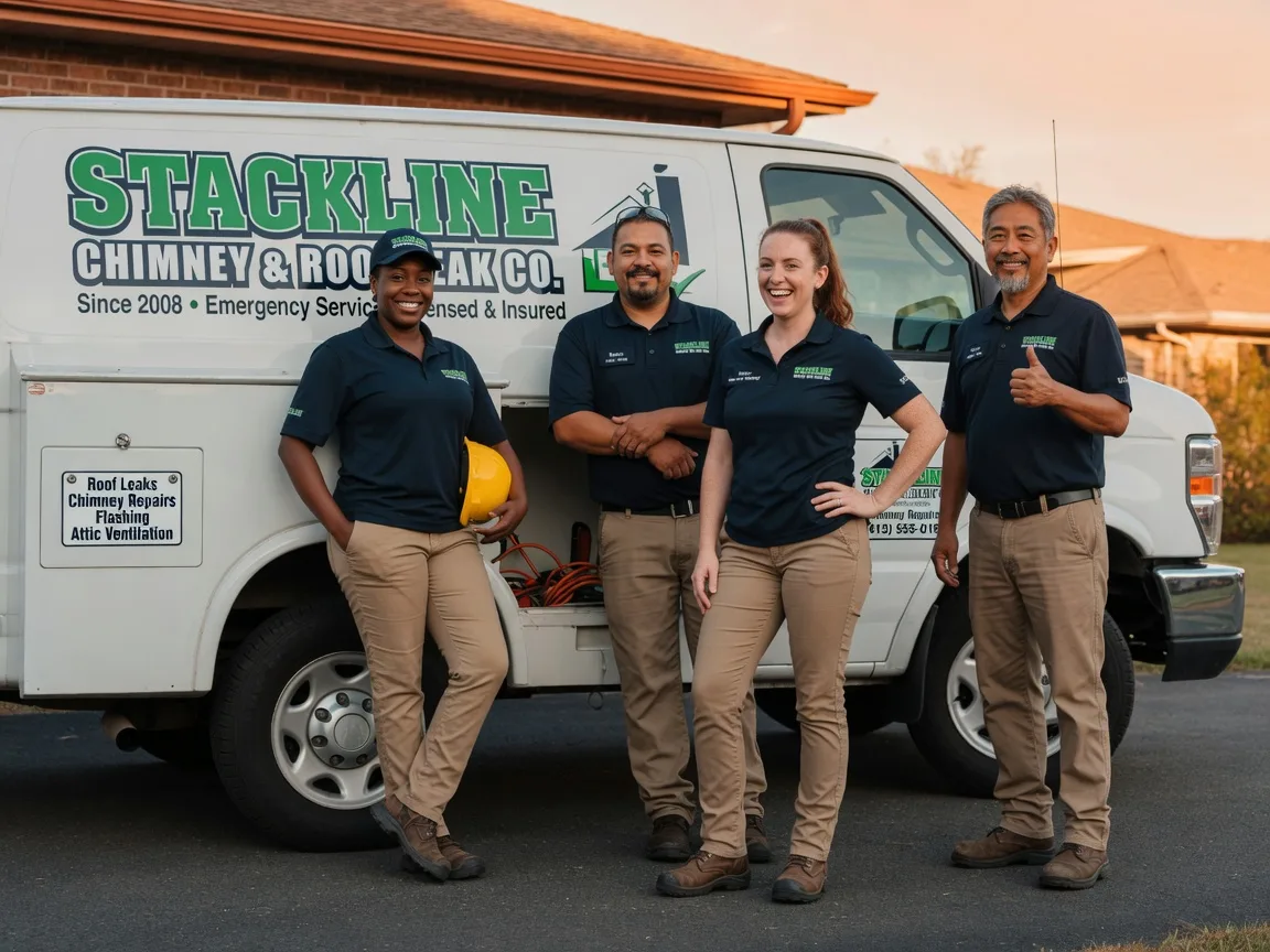 Chimney flashing repair company in Cloverdale, OR